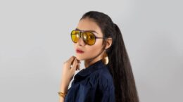 gafas con cristal amarillo