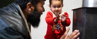 campaña para combatir el frío extremo ACNUR