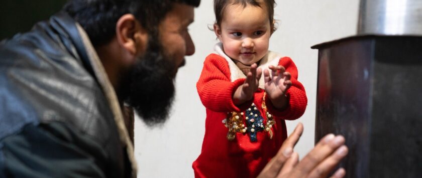 campaña para combatir el frío extremo ACNUR