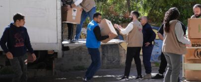 ayuda humanitaria en Oriente Medio