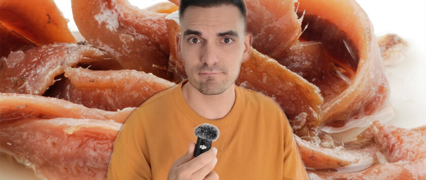 qué son las bolitas blancas en las latas de anchoas