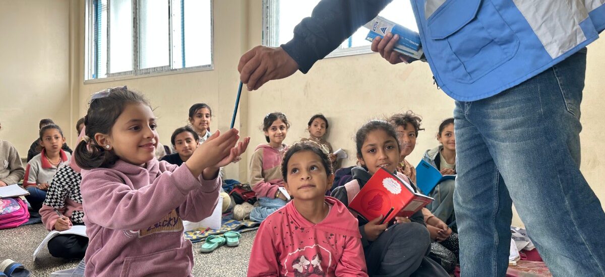 vuelta al cole en Gaza