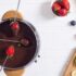 fondue de frutas y chocolate