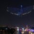 drones vs. fuegos artificiales