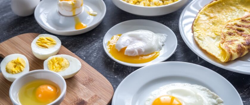 técnicas para cocinar huevos