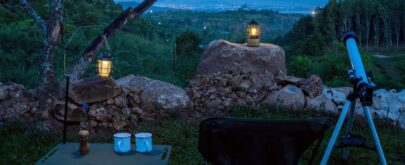 picnic nocturno para ver estrellas