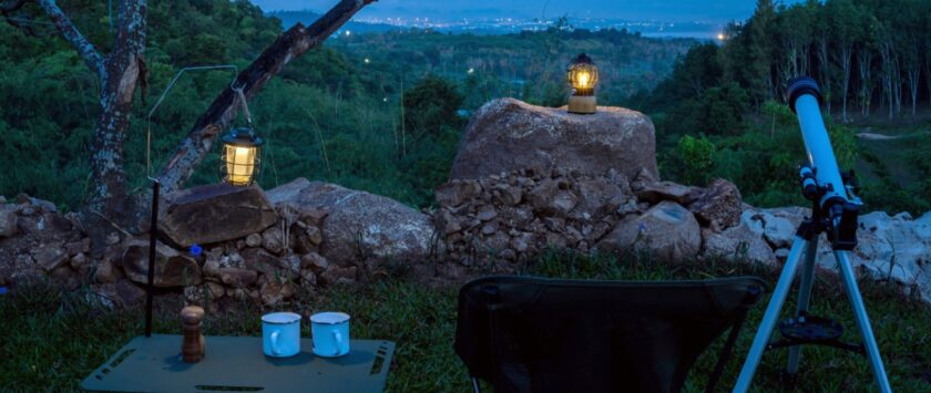picnic nocturno para ver estrellas