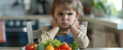 los niños no quieren comer fruta