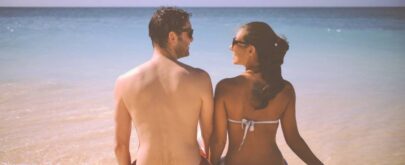 pareja en la playa