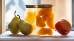 cómo hacer fruta en almíbar casero