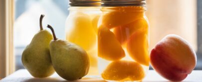 cómo hacer fruta en almíbar casero