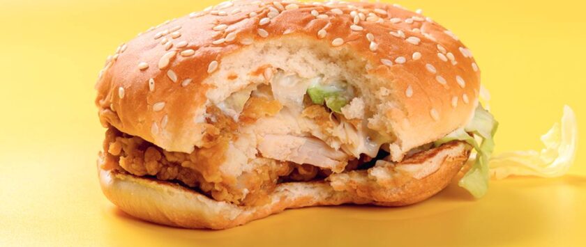 regla tres bocados burger
