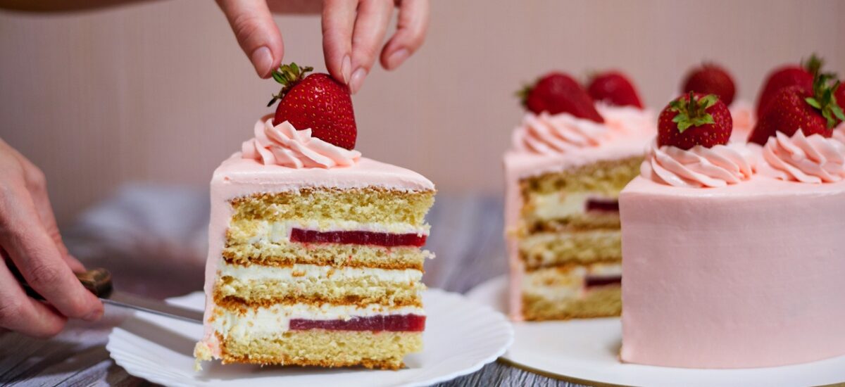 cómo cortar porciones perfectas de tarta