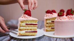 cómo cortar porciones perfectas de tarta