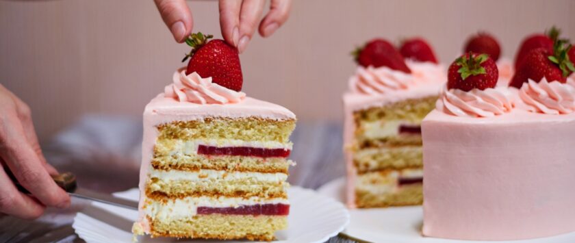cómo cortar porciones perfectas de tarta