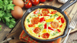 Tortilla francesa en sartén
