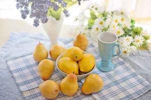 Limones en la mesa