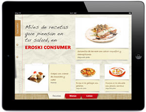 EROSKI CONSUMER lanza miles de recetas saludables en una aplicación para  móviles y tabletas | Consumer
