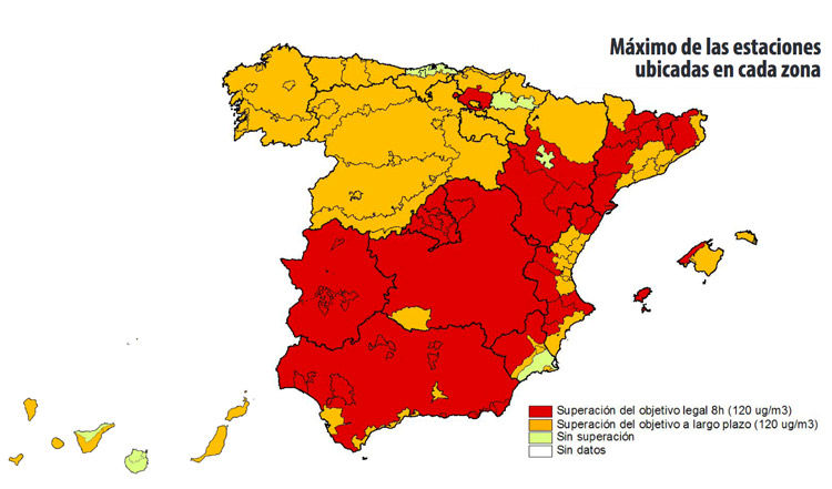 Img contaminacion ozono espana