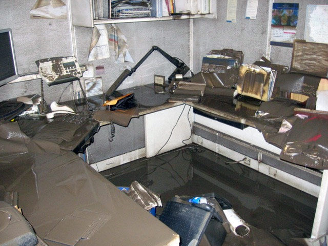 Img oficina inundada