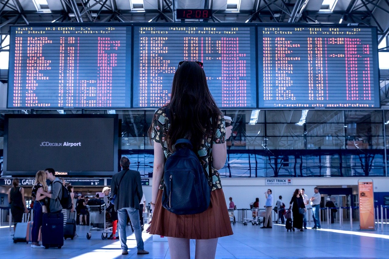 aeropuerto información vuelos viaje