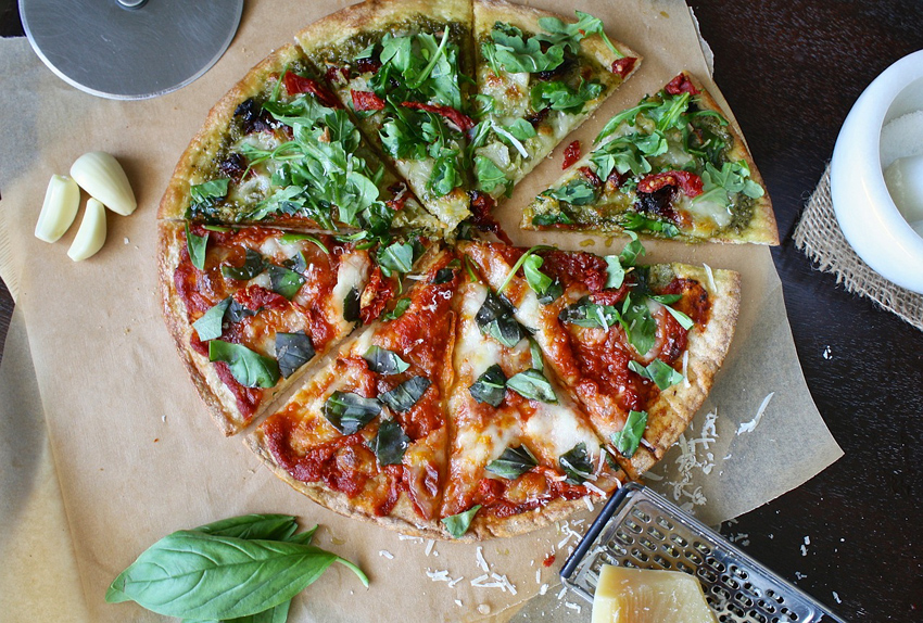 pizza casera saludable