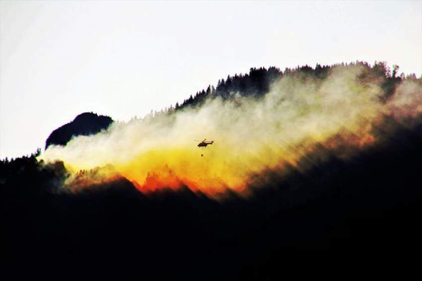 Extinción incendio forestal