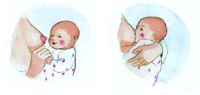 Cómo poner el bebé al pecho