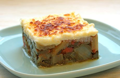 Acelgas gratinadas